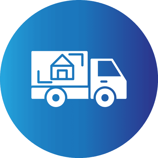 icône de camion de déménagement