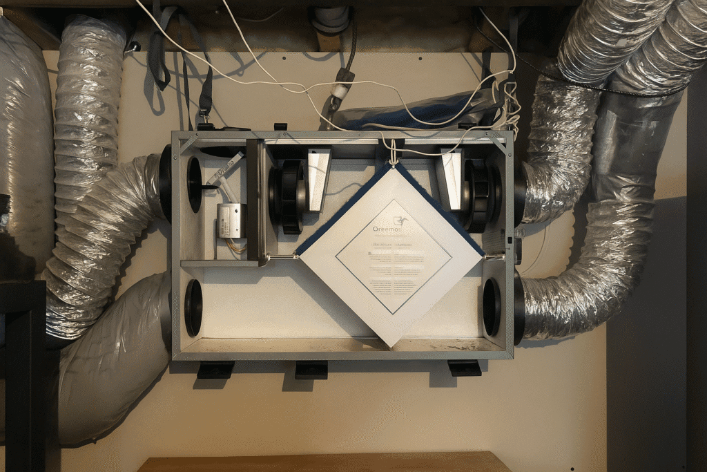 Nettoyage conduits échangeur d'air à Québec avec Océanick Nettoyage